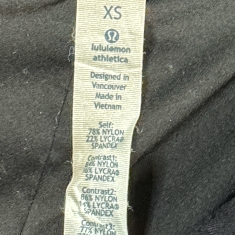 LULULEMON XS SHINE DOT BLACK DIAMOND JACQUARD SPACE DYE BLACK COCOON CAR COAT - Picture 12 of 14
